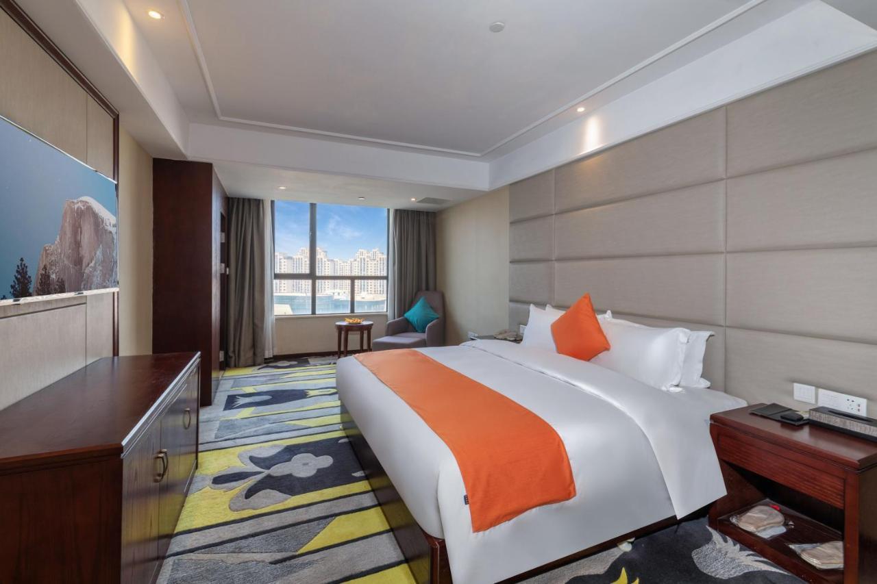 Huzhou Wealth Hotel Bagian luar foto
